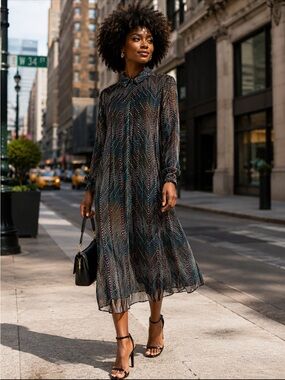 ted baker fluted sleeve knitted bodycon midi dress NEW Ted Baker Lounia Fluted Sleeve Knitted Bodycon Midi Dress Size 0